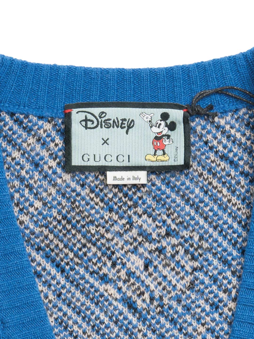 Gucci / Disney Mickey Jacquard Cardigan Blue