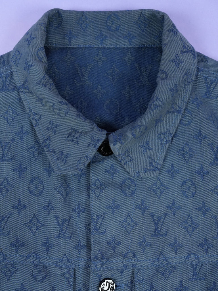 Louis Vuitton Monogram Denim Jacket Navy