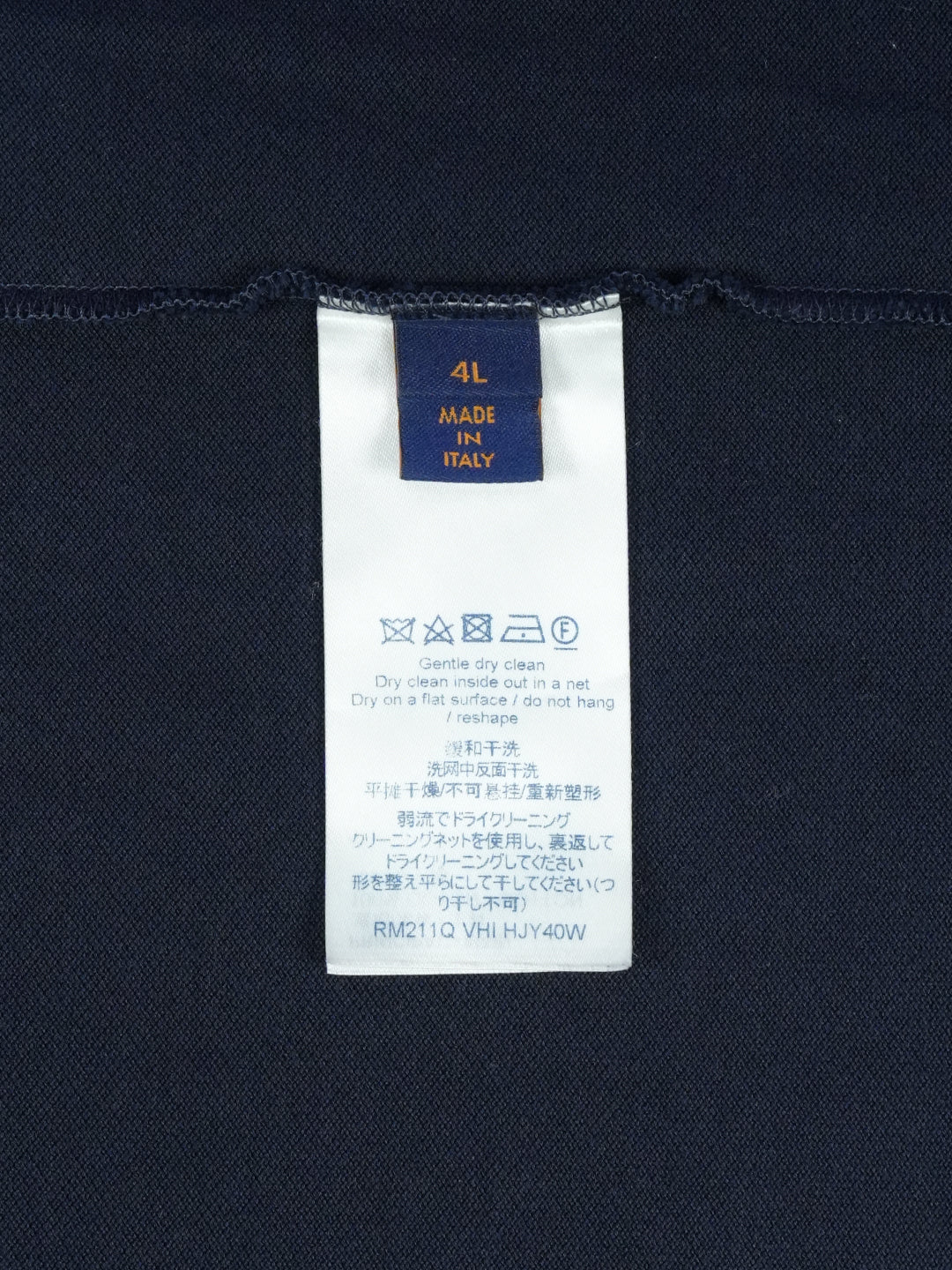 Louis Vuitton	Half Damier Pocket T-Shirt	Blue