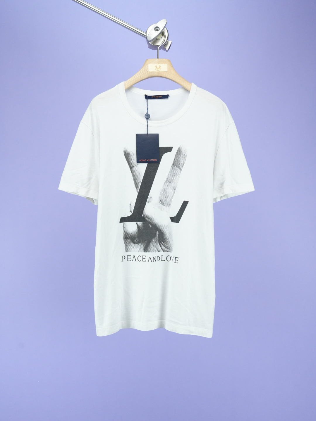 Louis Vuitton	Peace and Love T-Shirt White