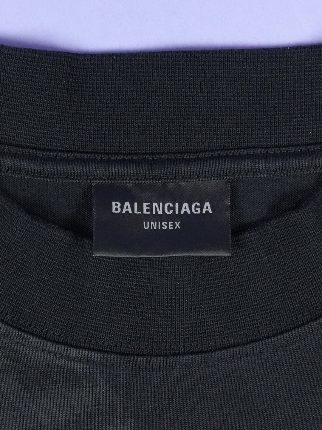 Balenciaga Heavy Metal T-Shirt Large Fit Black Faded