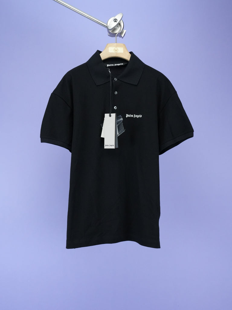 Palm Angles Logo Polo Shirt Black