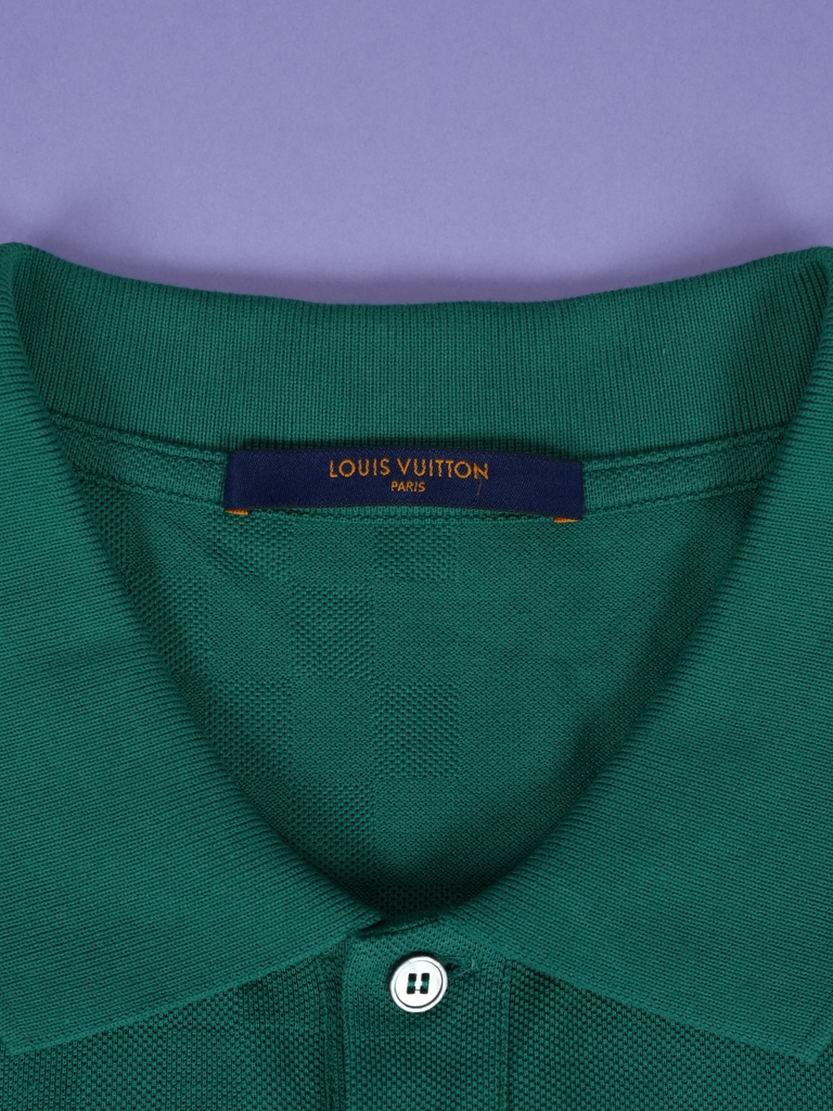 Louis Vuitton Half Damier Pocket Polo Green