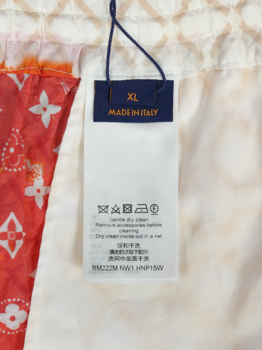 Louis Vuitton	Monogram Bandana Nylon Tracksuit Shorts Orange/White