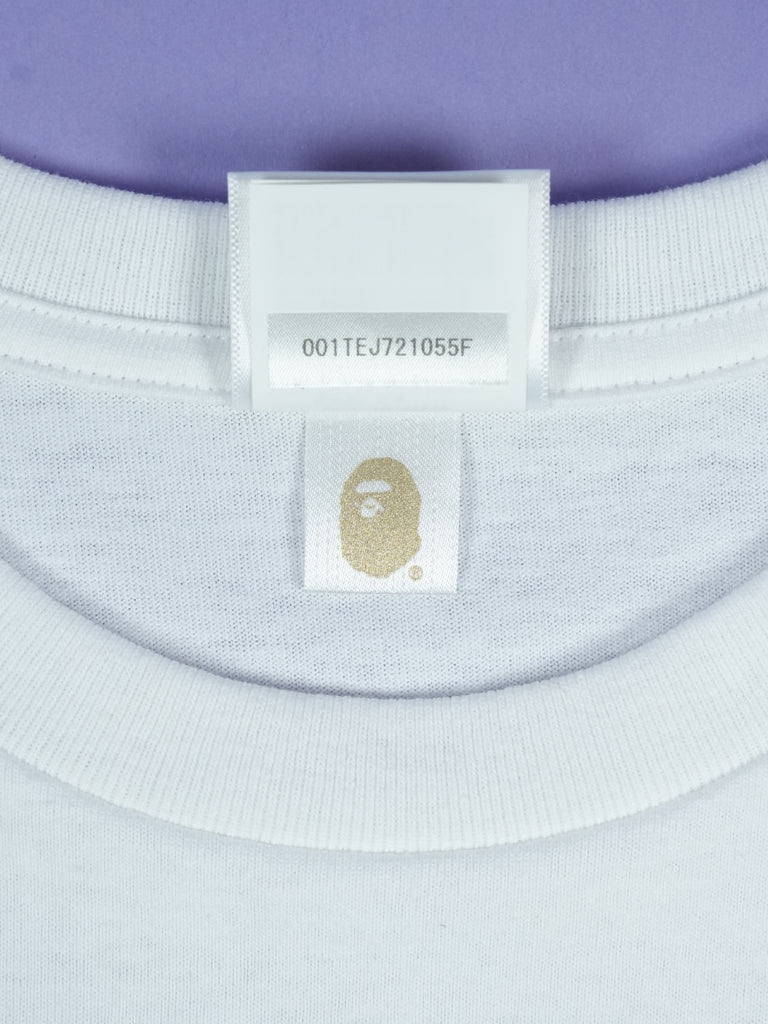 Bape Japan Culture Ape Head Tee White