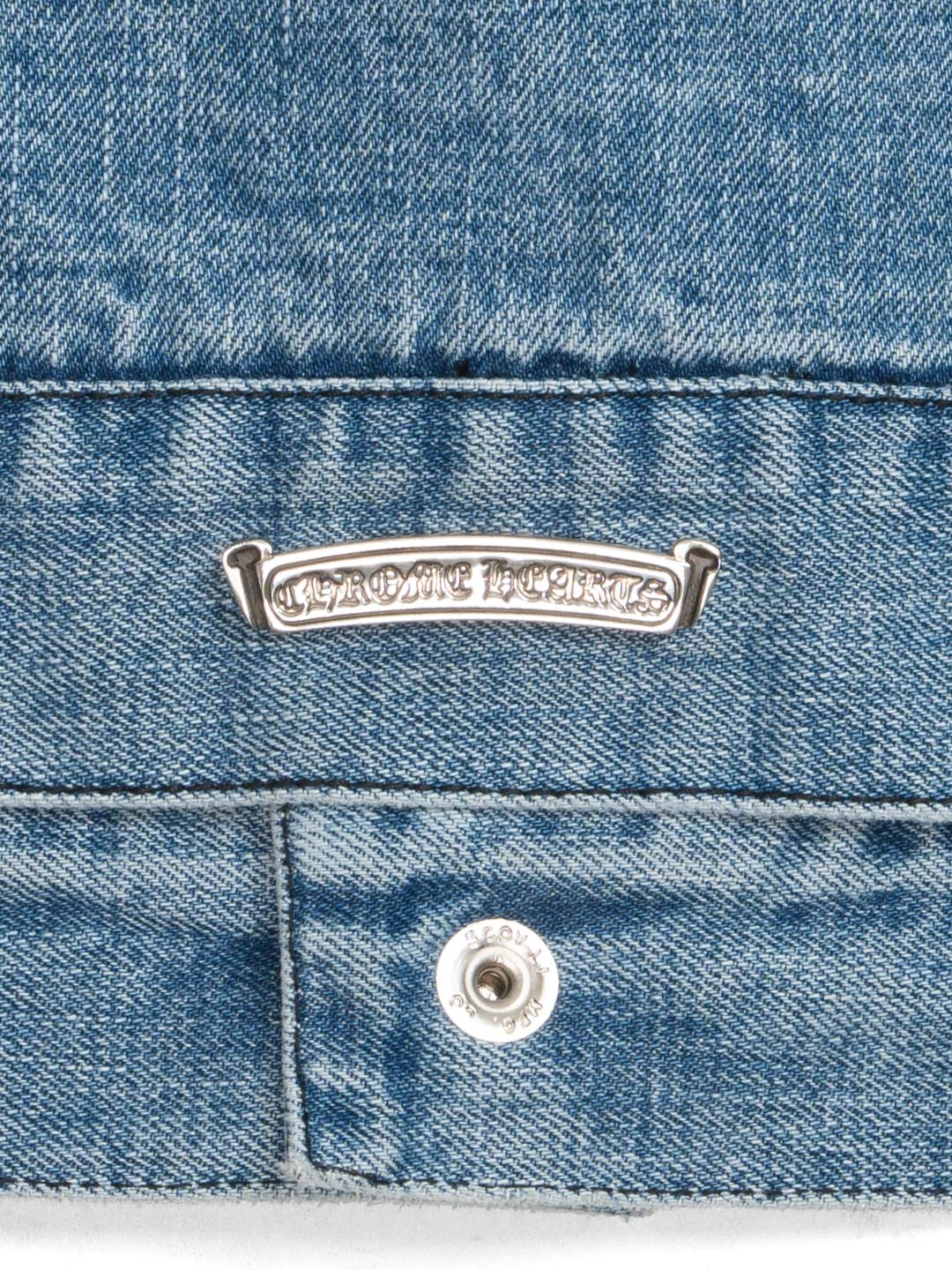 Chrome Hearts Denim Jacket Blue