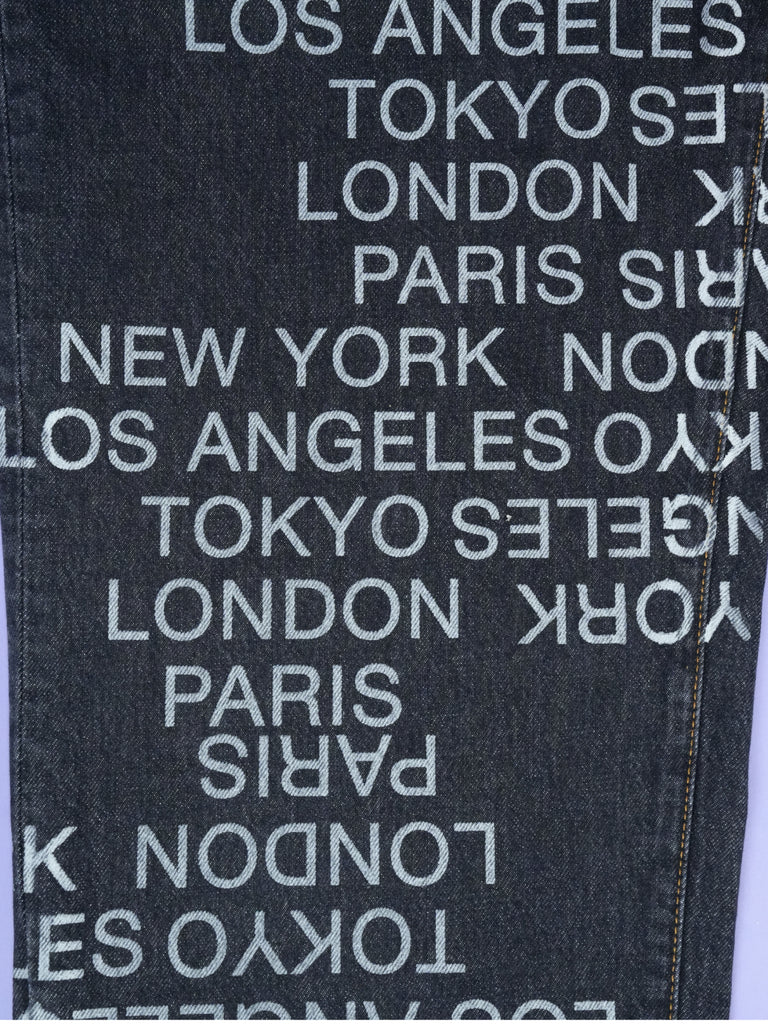 Stussy Big Ol' Denim City Link Jean Washed Black