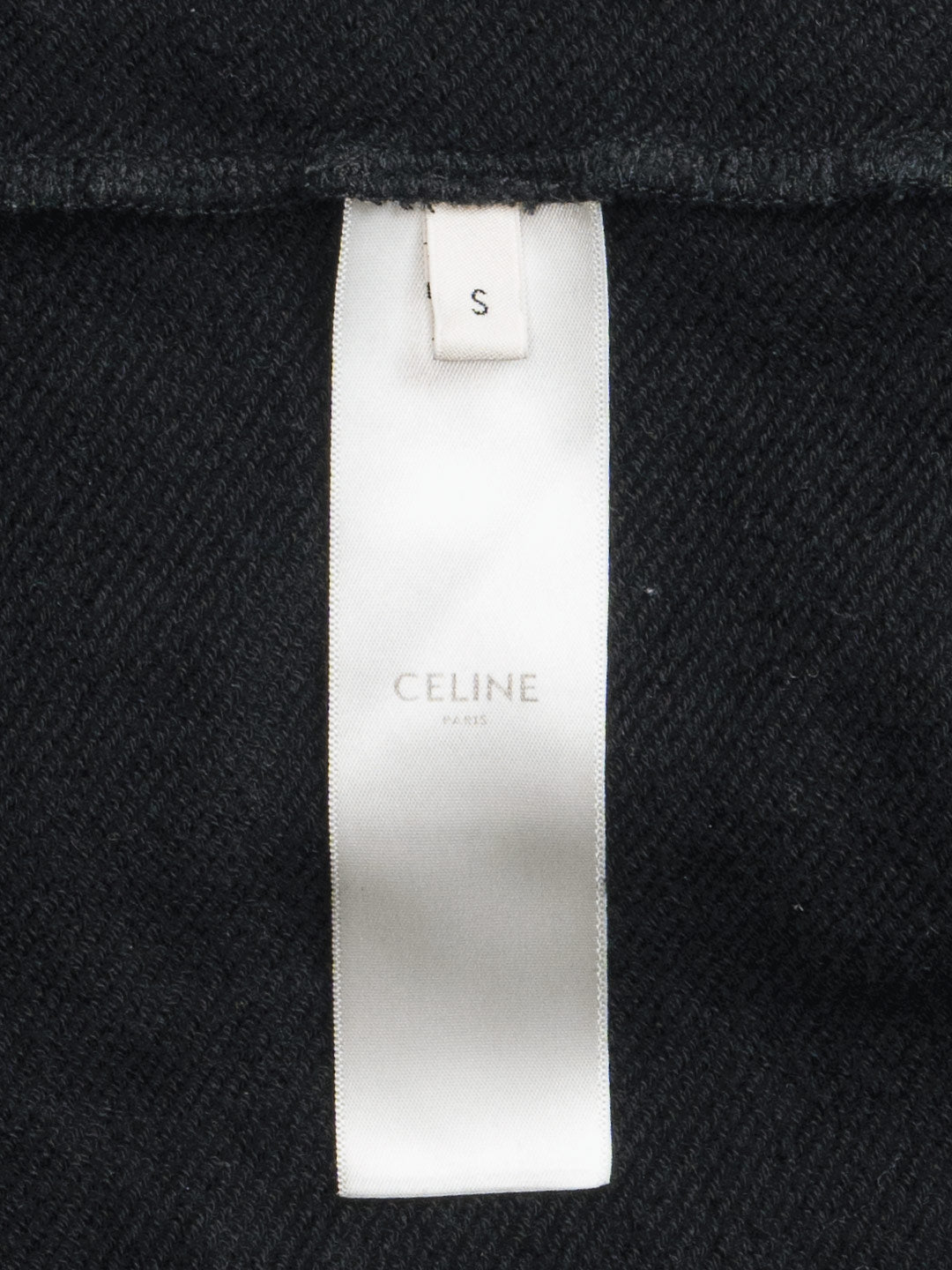 Celine Triomphe Hooded Sweater Black