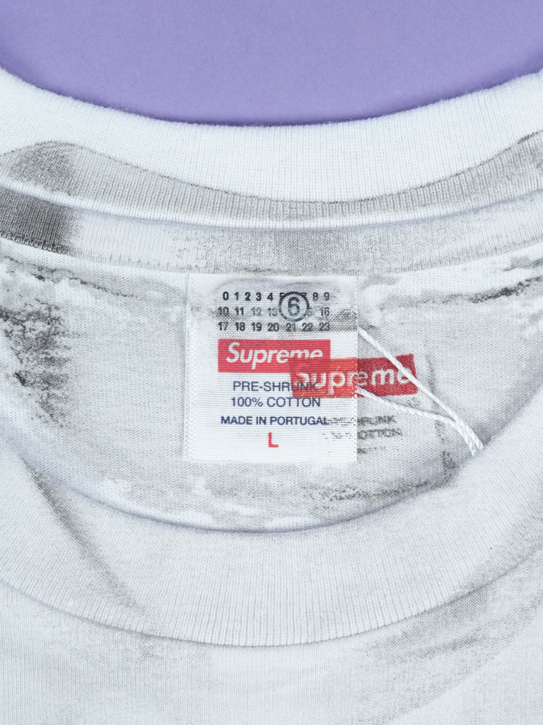 Supreme / MM6 Maison Margiela Box Logo Tee White