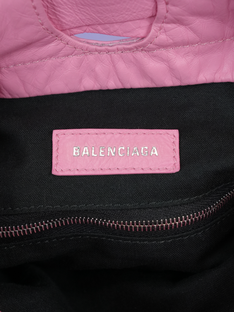 Balenciaga Crush Small Tote Bag Pink