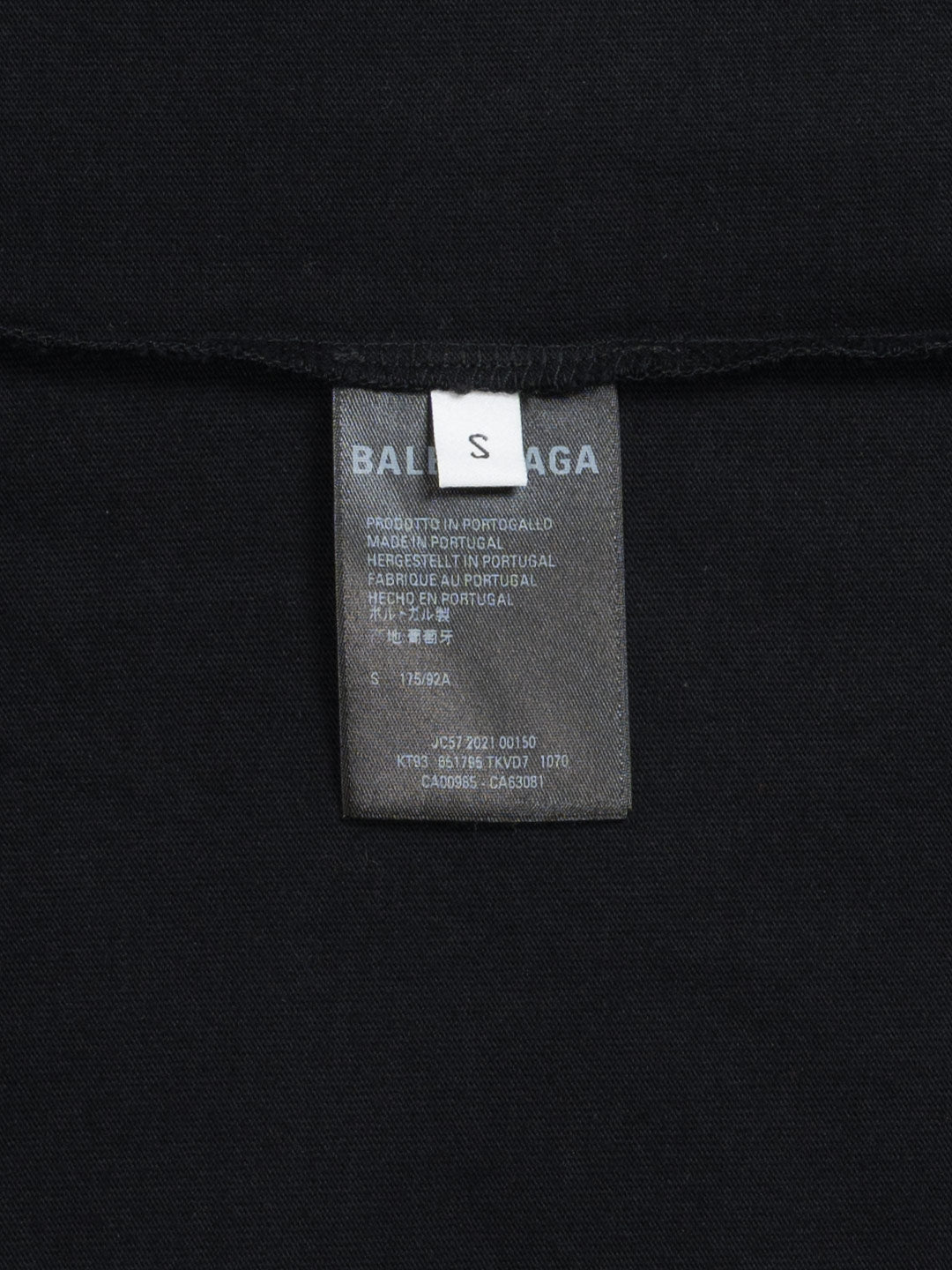 Balenciaga Nasa Space Multi Patch T-Shirt Black