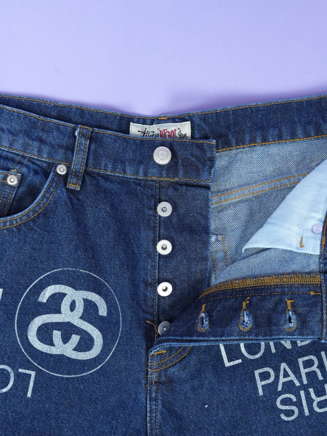 Stussy Big Ol' Denim City Link Jean One Wash