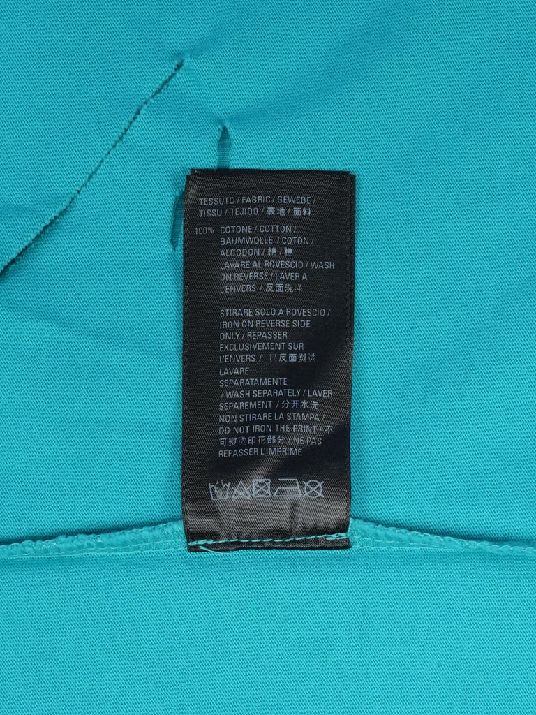 Balenciaga Caps Destroyed Flatground T-Shirt Blue