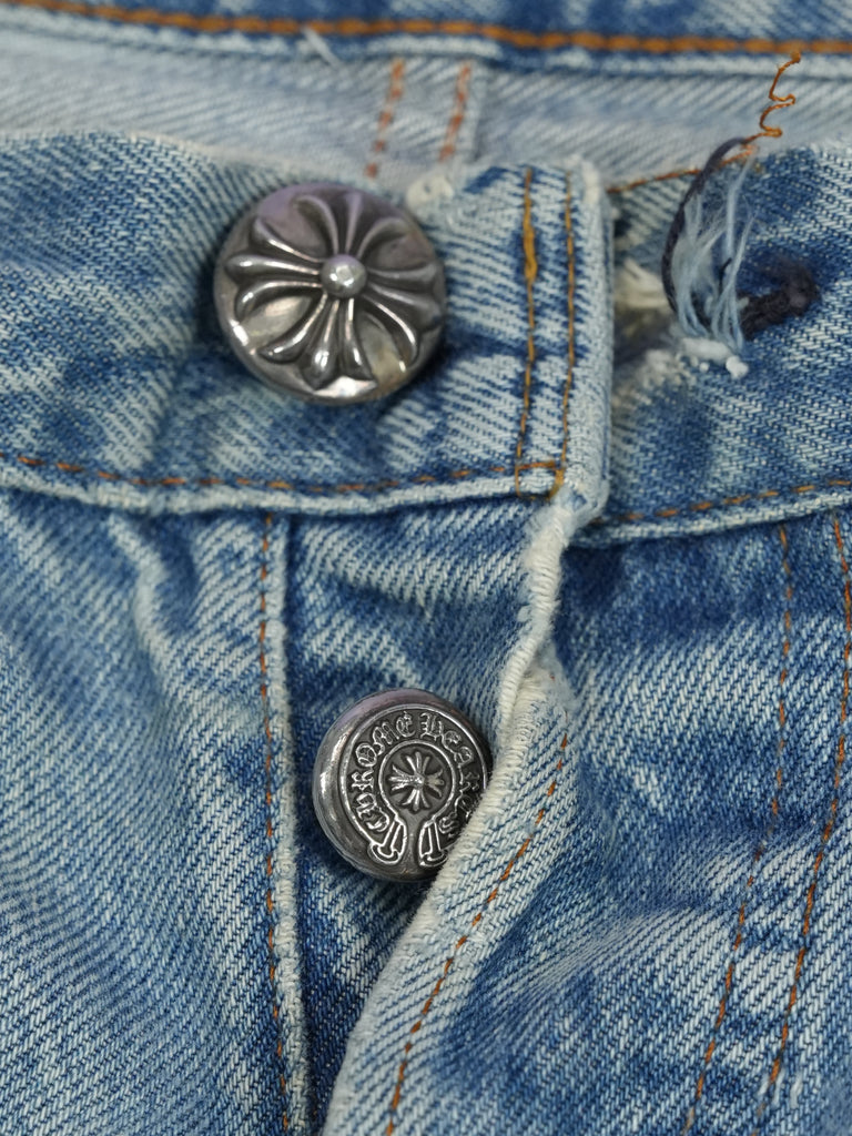 Chrome Hearts Vintage Levi's 501 Jeans Indigo