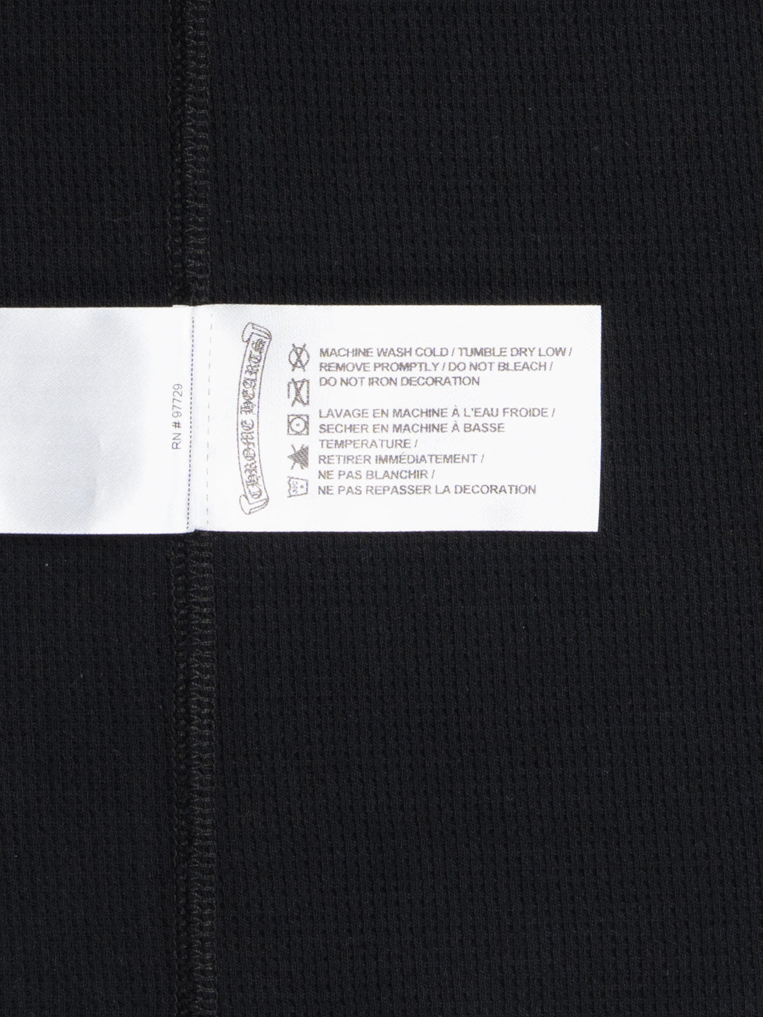 Vine Dagger Long Sleeve Shirt Black