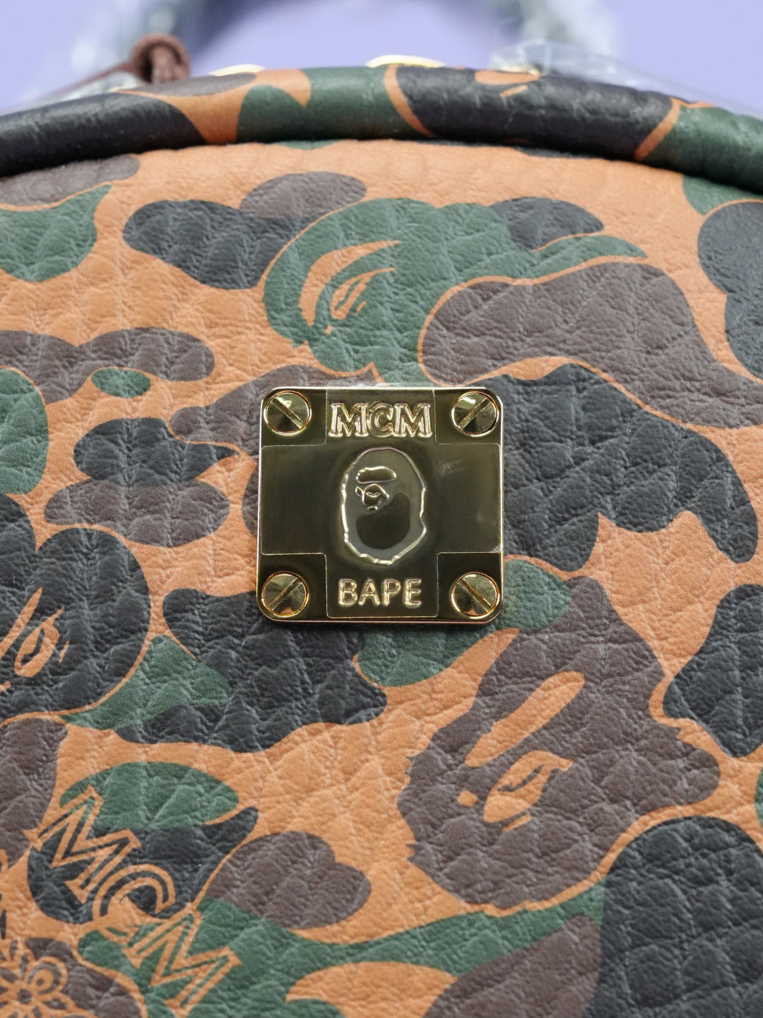 Bape / MCM Stark Backpack Visetos Camo