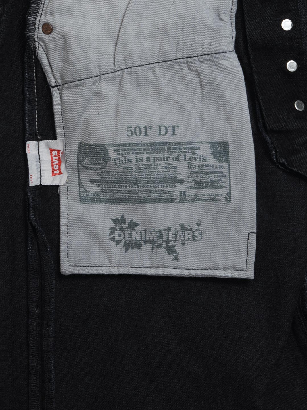 Denim Tears / Offset / Levi’s 501 Jean Black