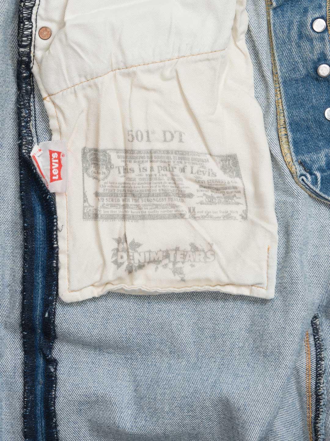 Denim Tears / Levi's 501 Cotton Wreath Jean Light Wash