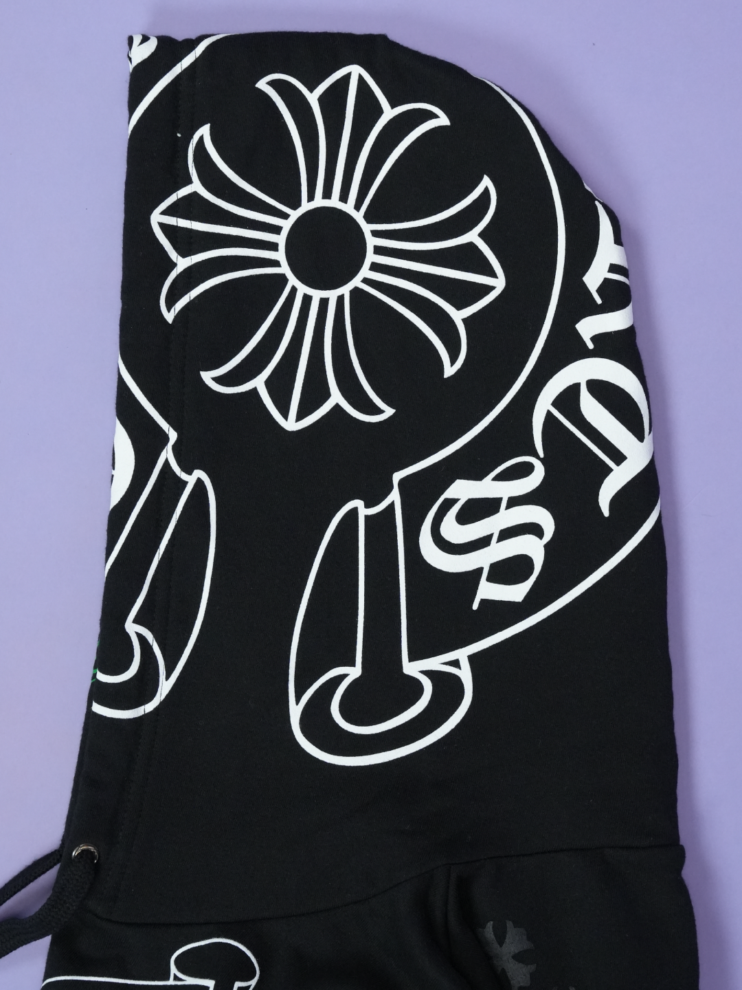 Chrome Hearts Stencil Hoodie Black/Multi