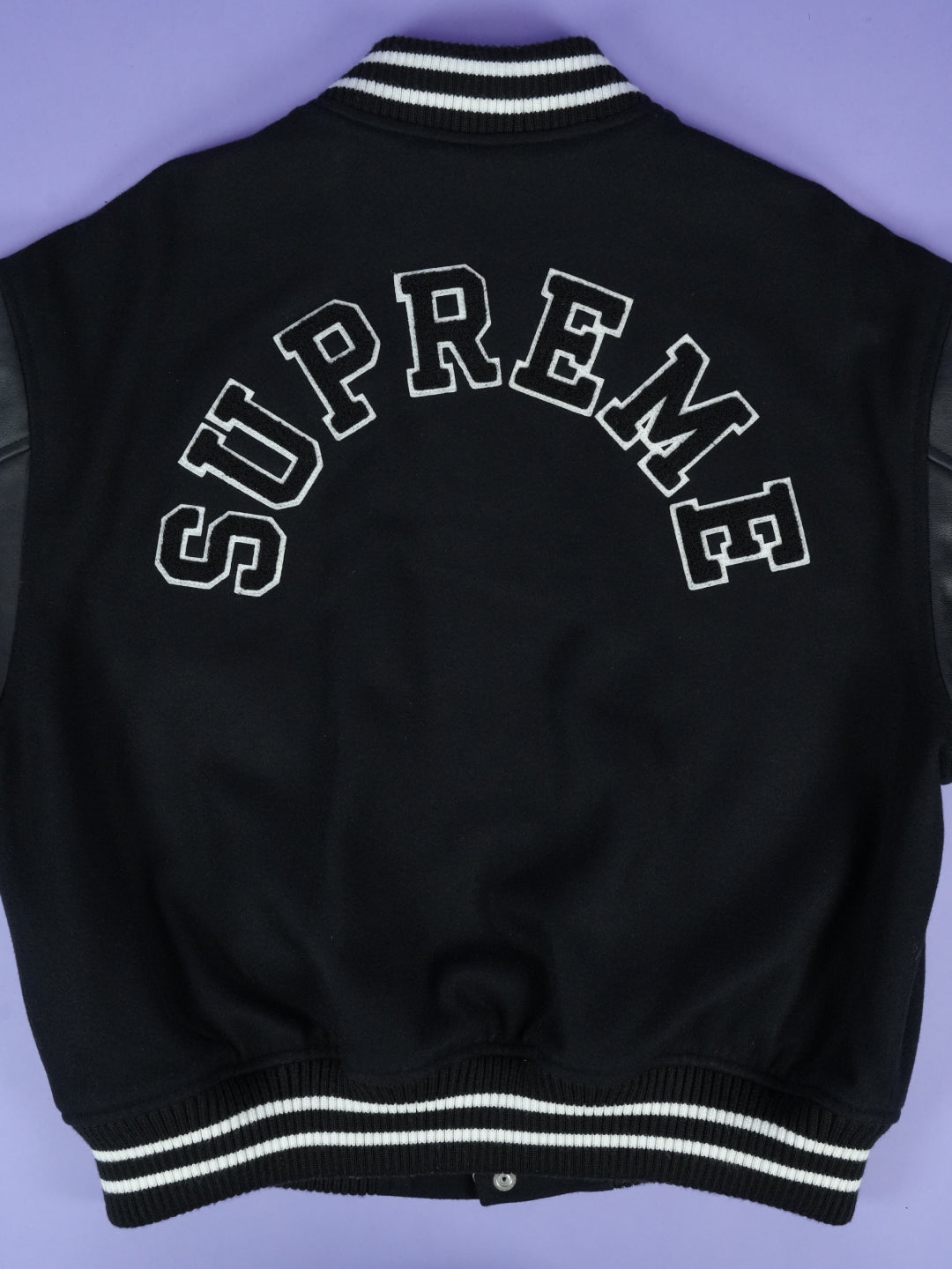 Supreme Tiger Varsity Jacket Black