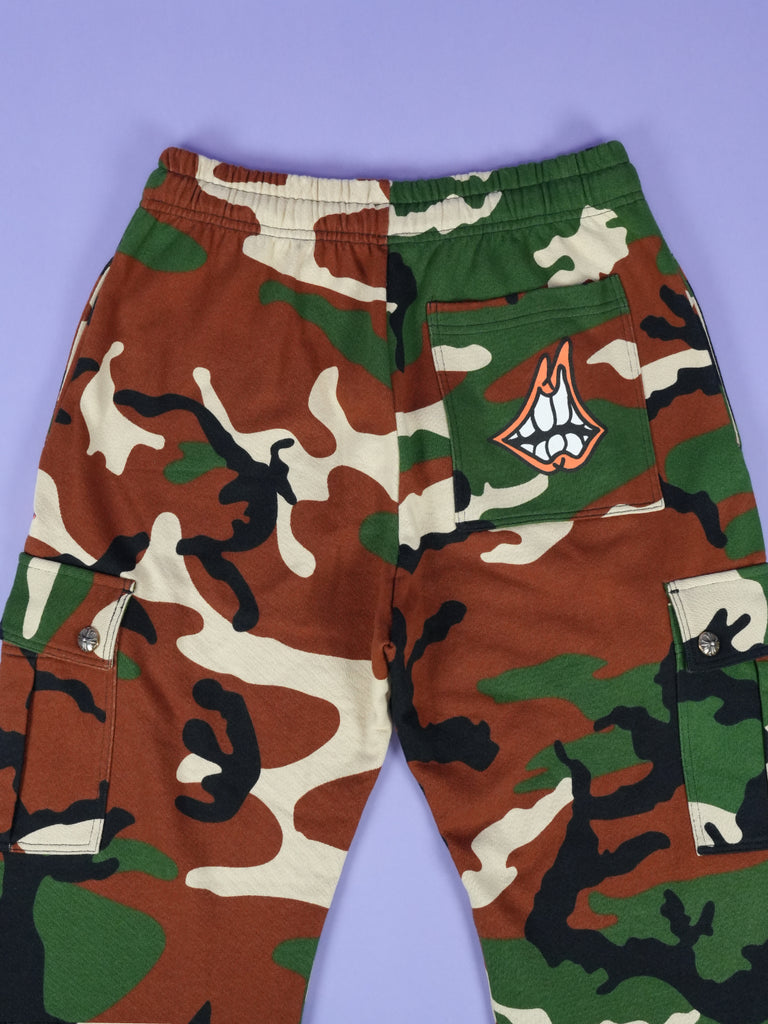 Chrome Hearts Matty Boy Caution Sweatpants Camo