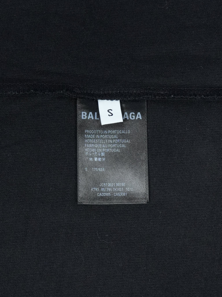 Balenciaga Nasa Space Multi Patch T-Shirt Black