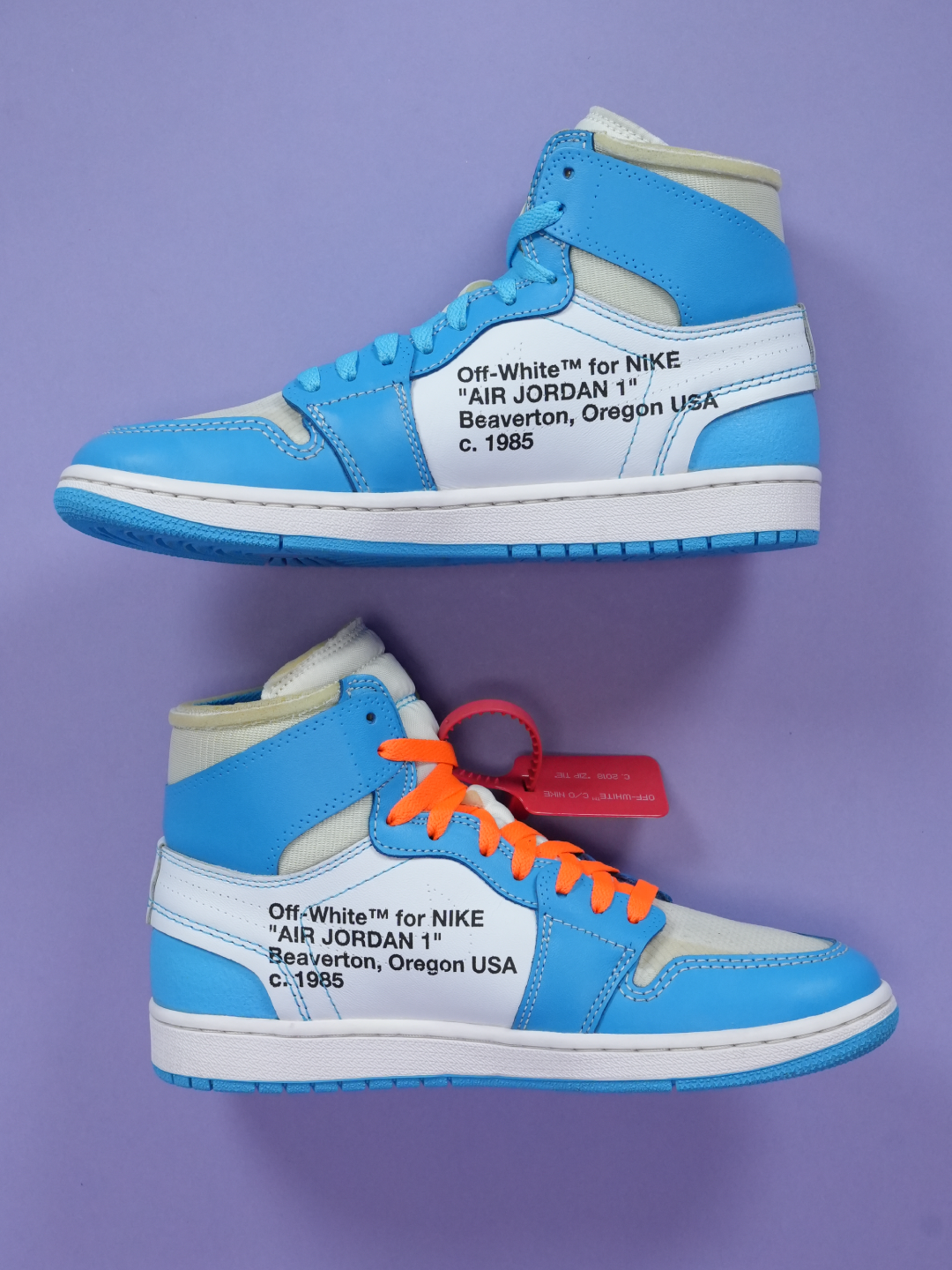 Jordan / Off-White 1 Retro High University Blue