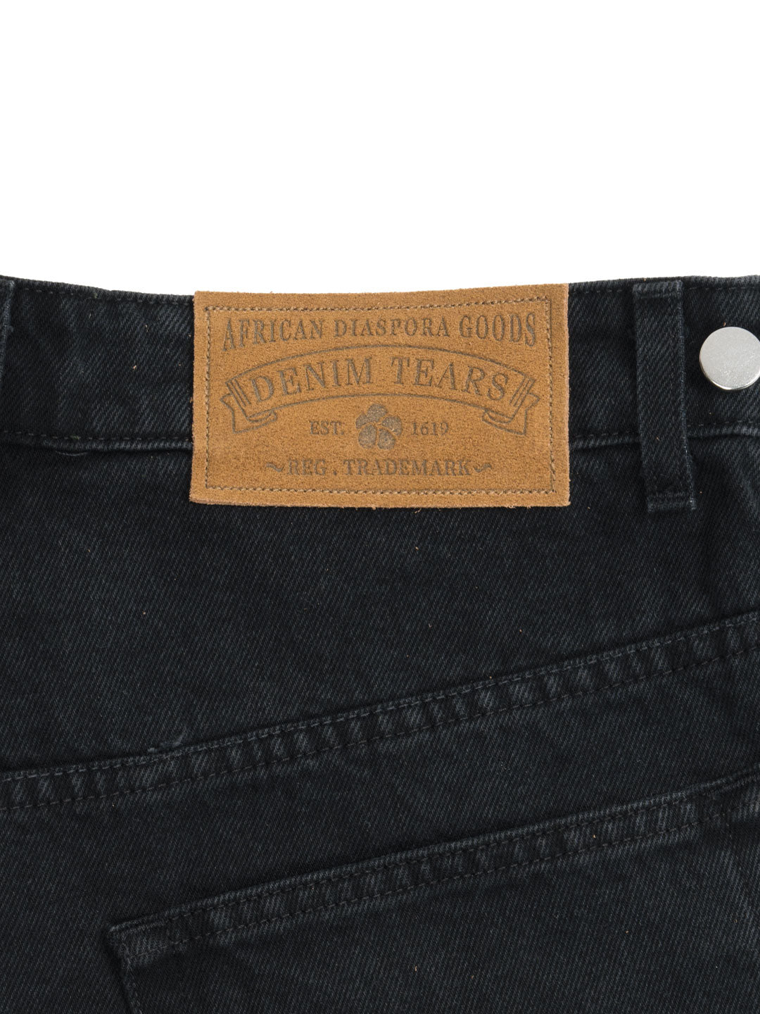 Denim Tears The Cotton Wreath Jean Short Black