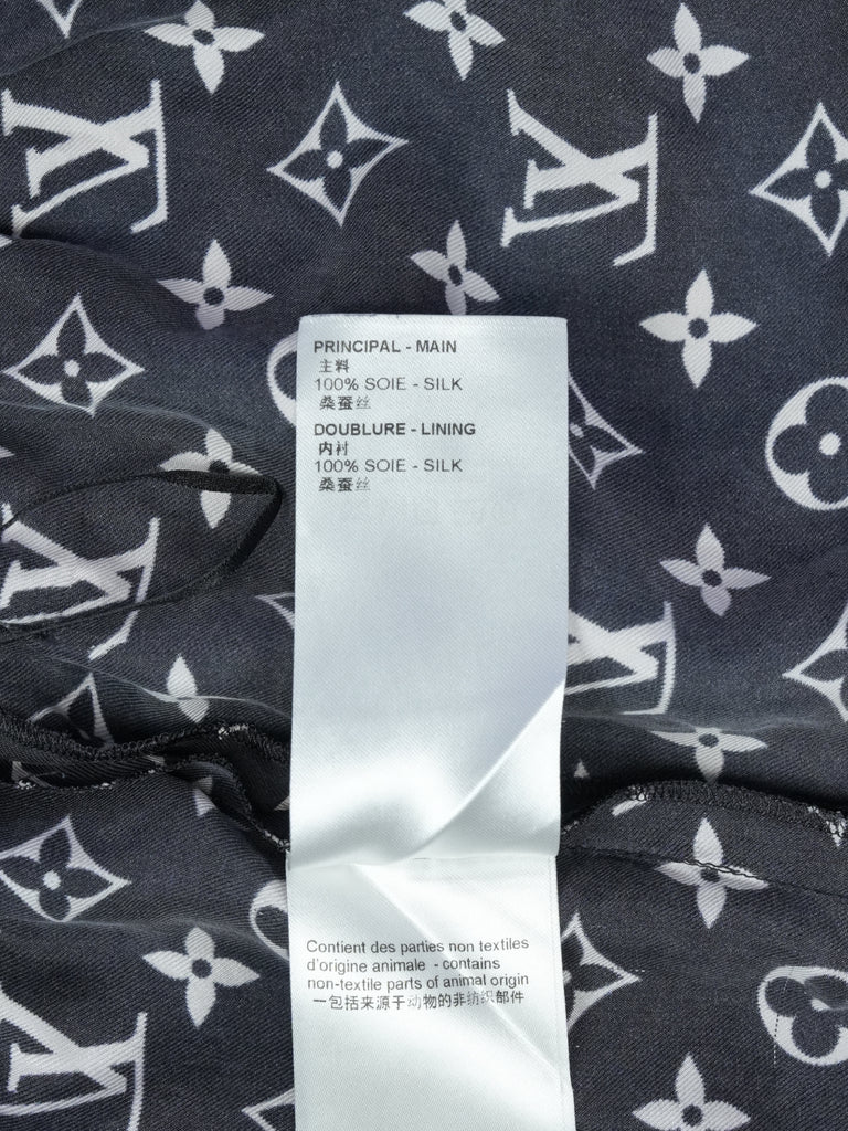 Louis Vuitton	Monogram Color Block Pajama Shorts Black