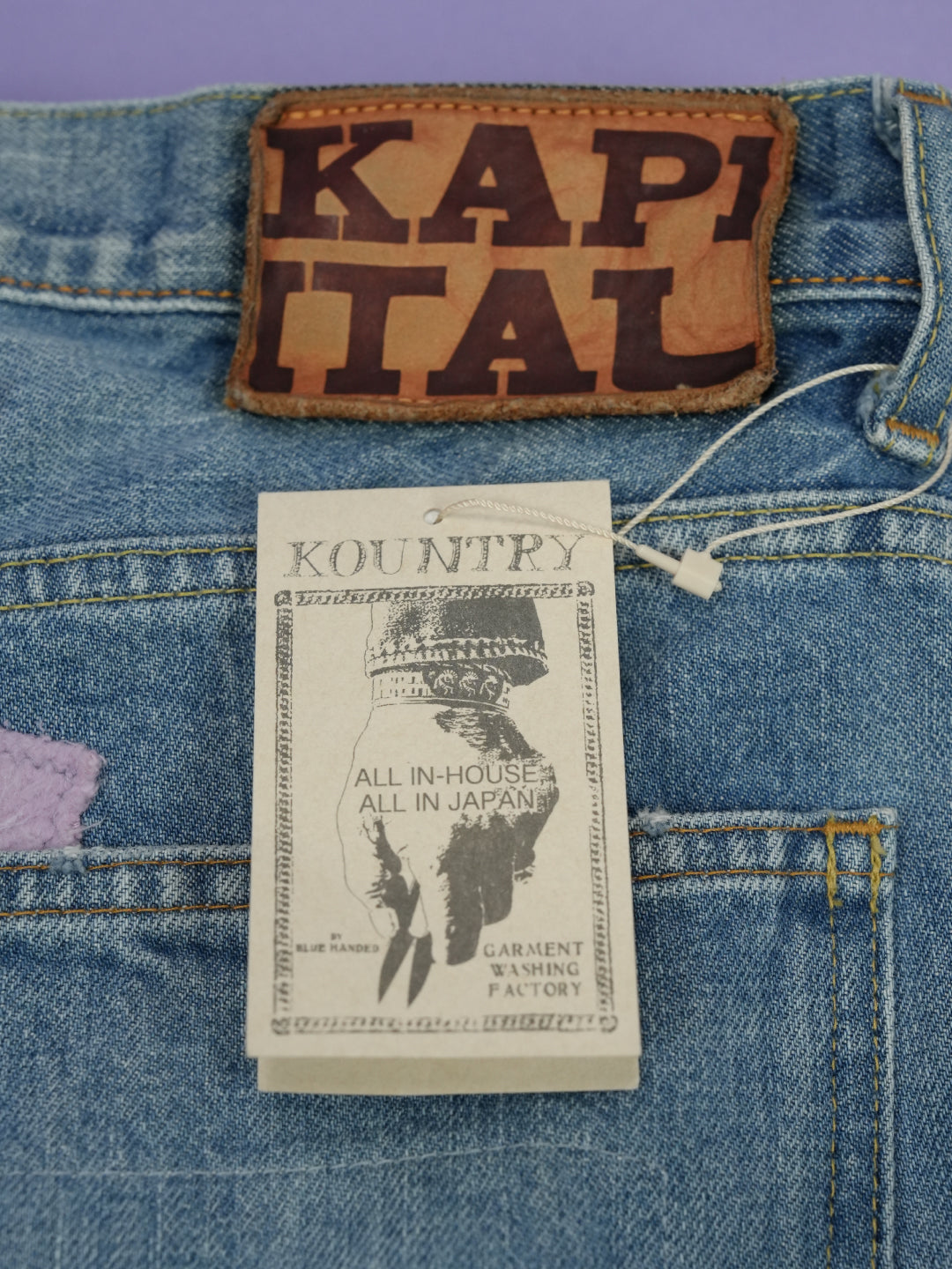 Kapital Gypsy Patch Remake Okabilly 14oz 5 Pocket Denim Indigo