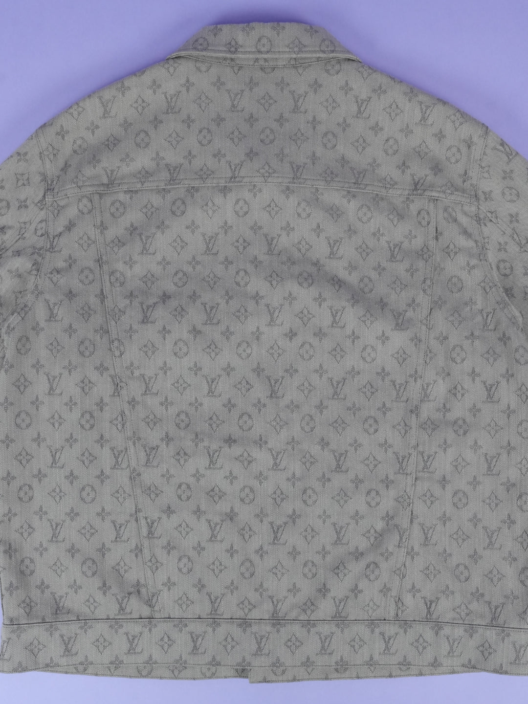 Louis Vuitton Monogram Denim Jacket Grey