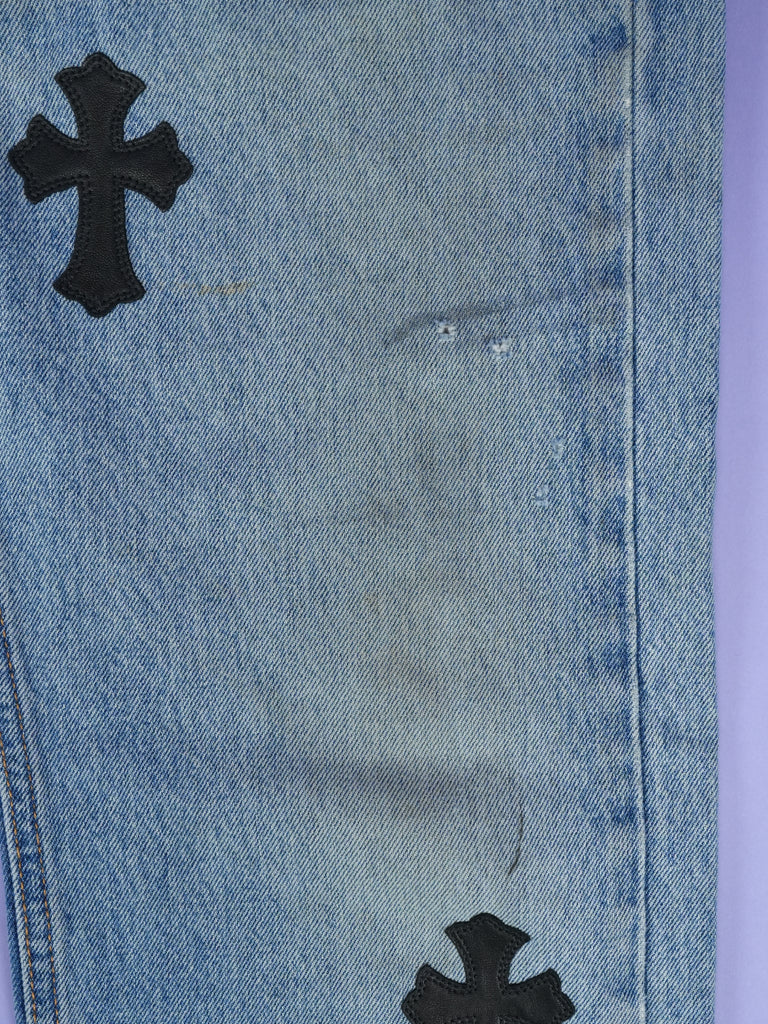 Chrome Hearts Vintage Levi's 505 Jeans Indigo