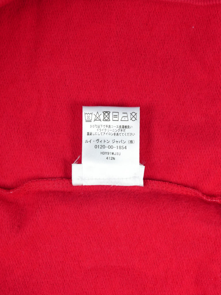 Louis Vuitton / Supreme Box Logo Hooded Sweatshirt Red