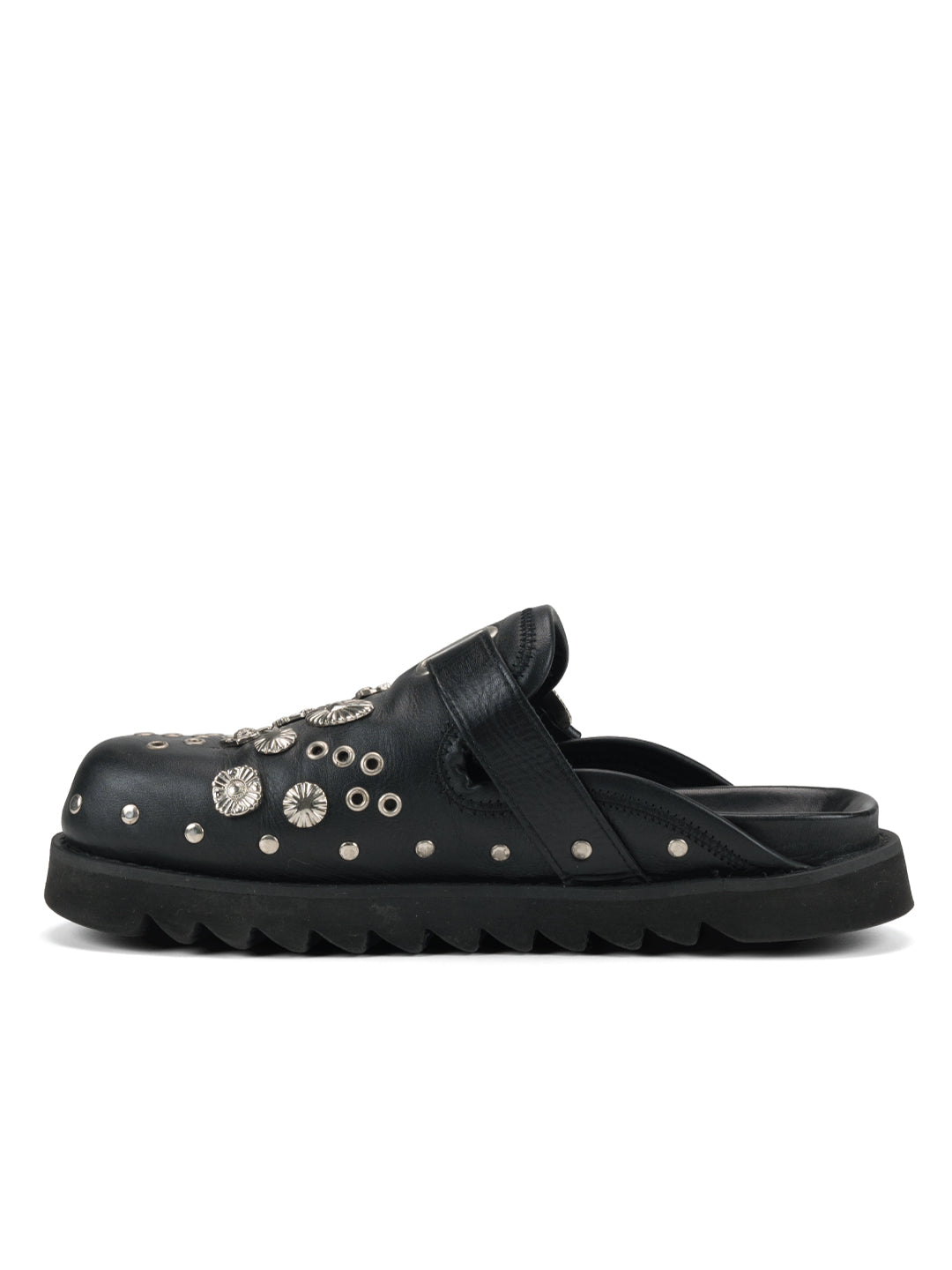 Toga Virilis Eyelet Metal Sabot Black