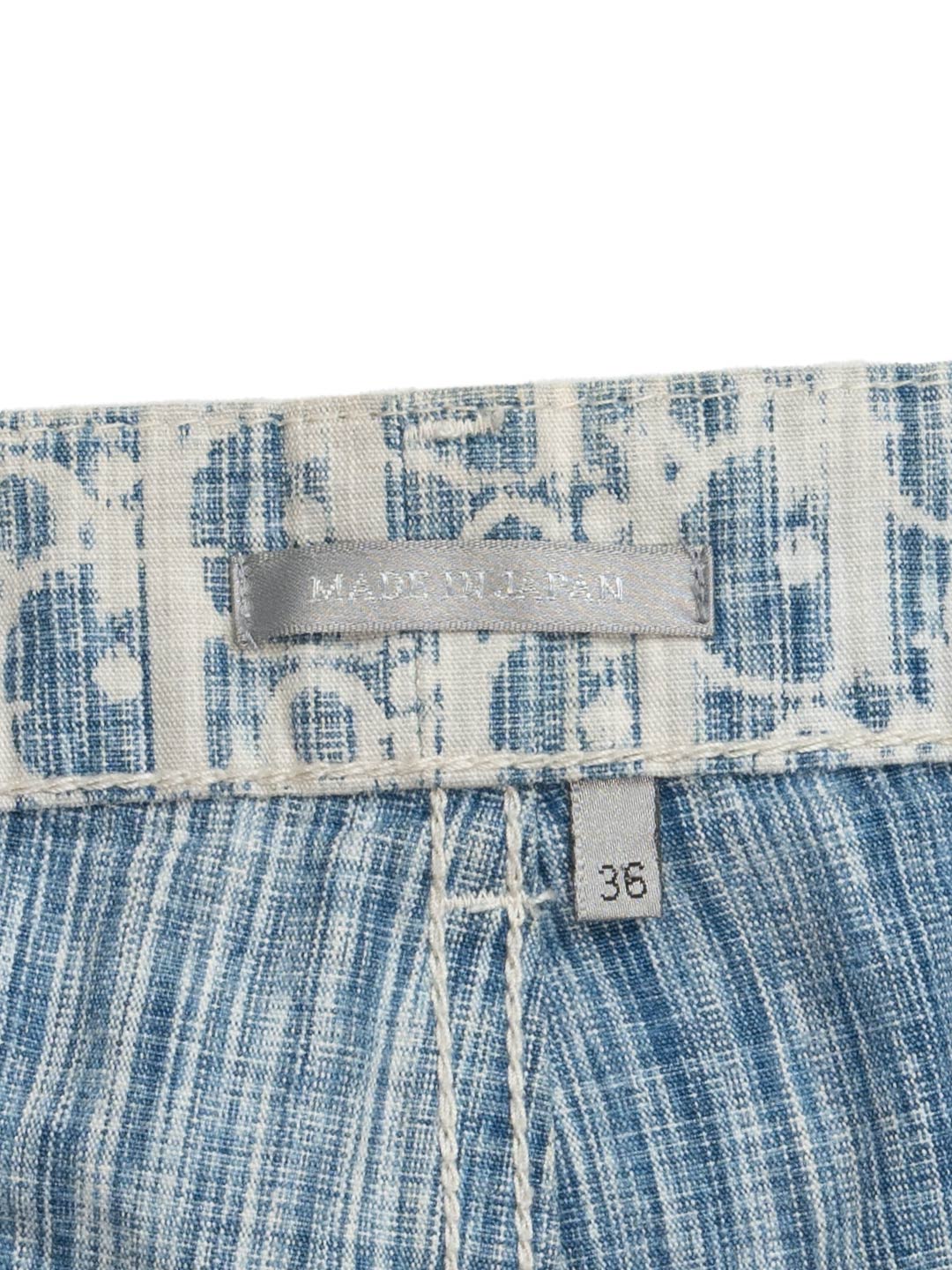 Dior	Slim Fit Oblique Jeans Blue