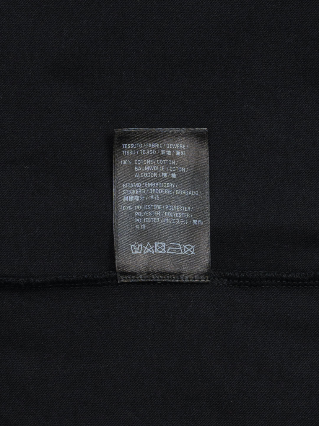 Balenciaga Nasa Space Multi Patch T-Shirt Black