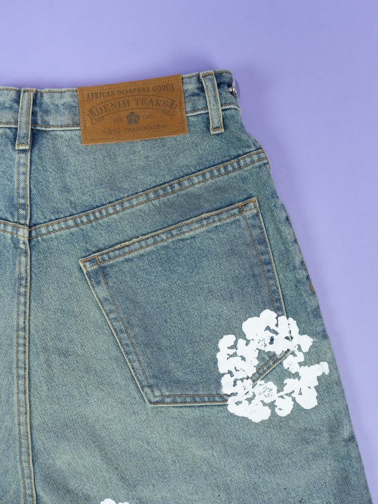 Denim Tears Wreath Short Dirty Wash